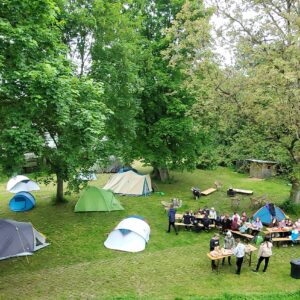 Die Zeltübernachtung der 5b