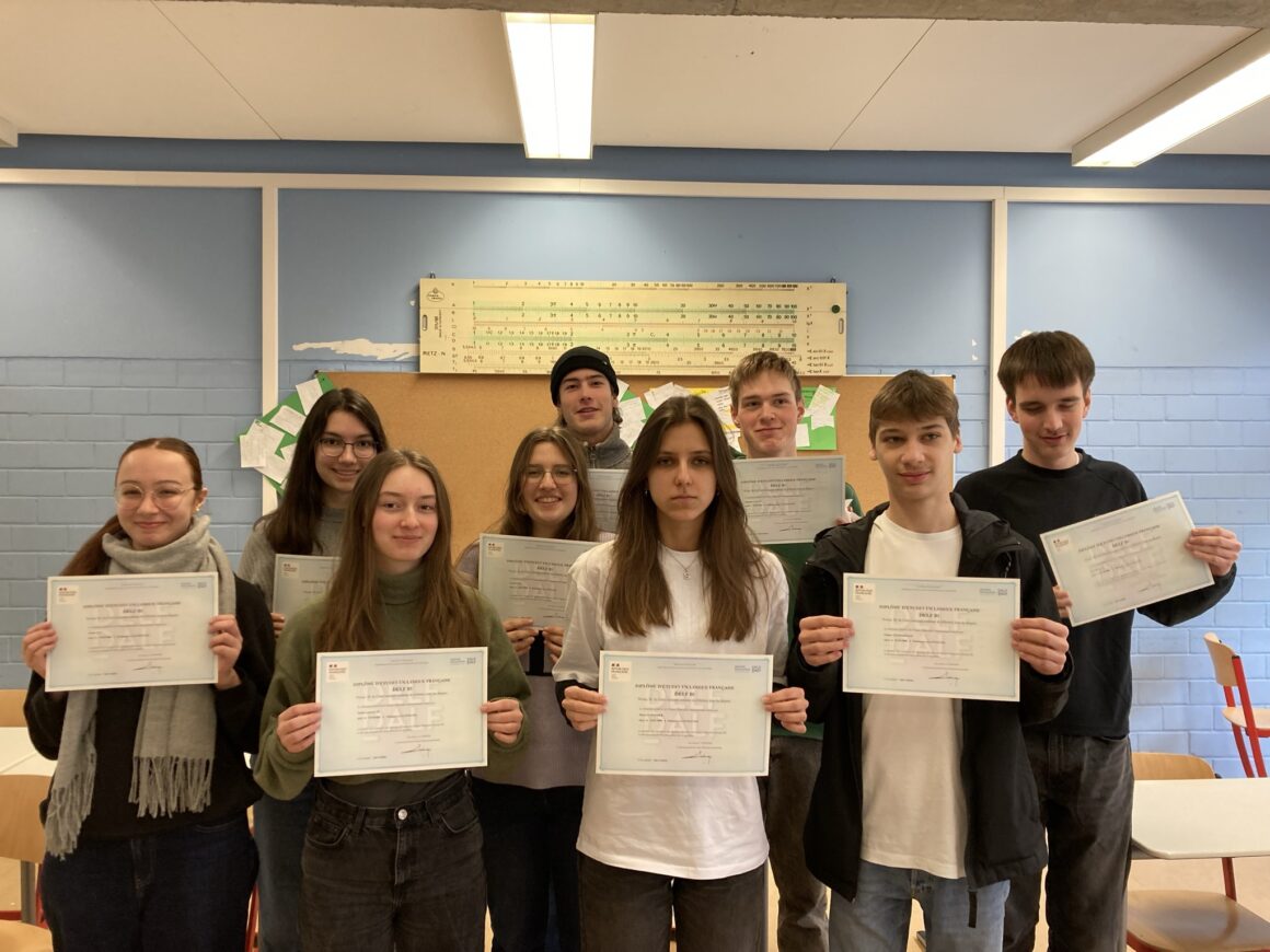 Überreichung der DELF-Diplome