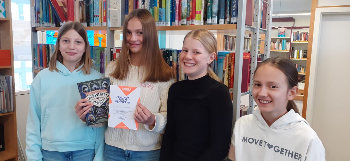 Erfolgreiche Teilnahme am Vorlesewettbewerb