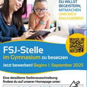 FSJ-Stelle für das neue Schuljahr zu besetzen