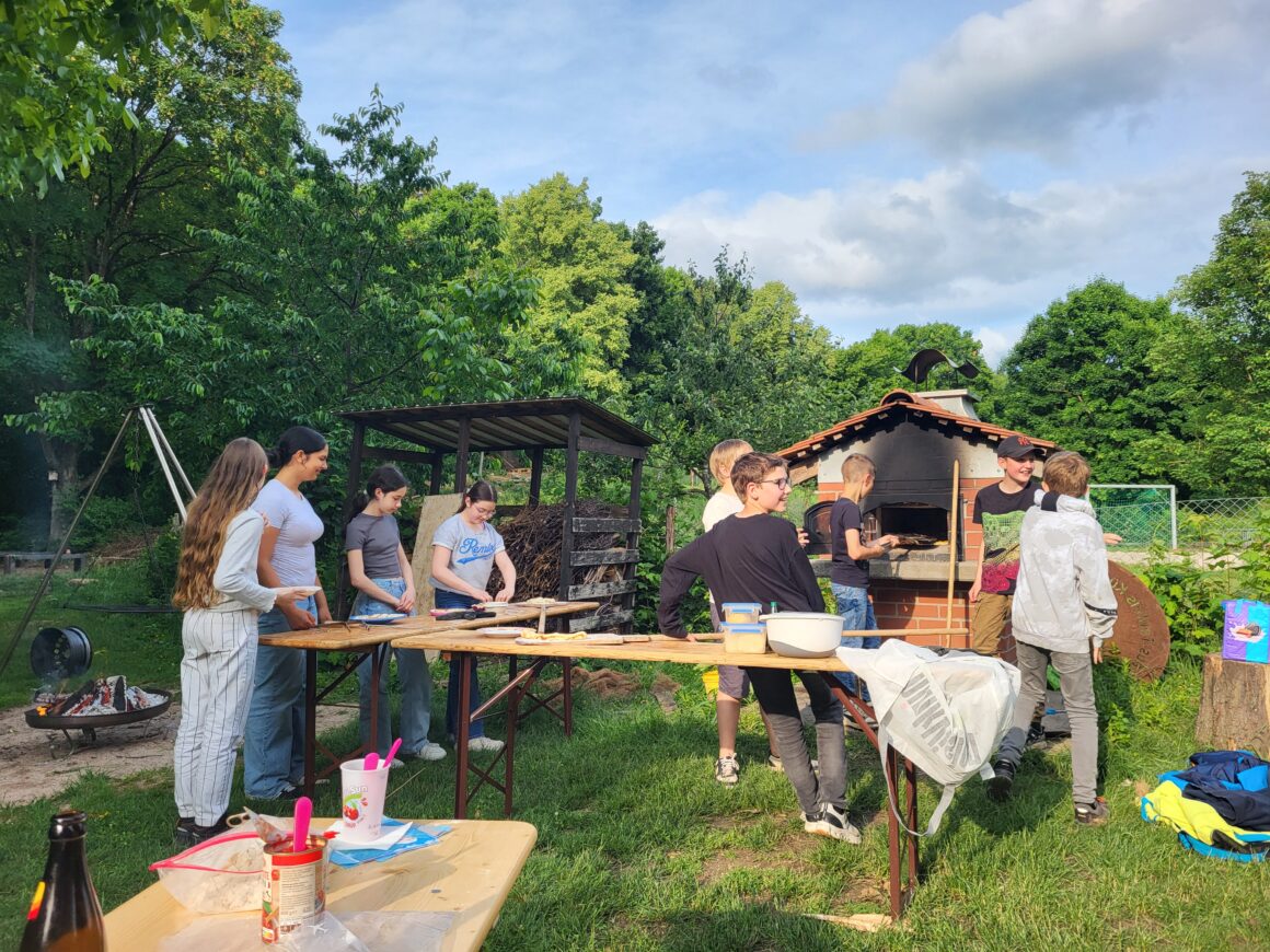 Nachts in der Schule