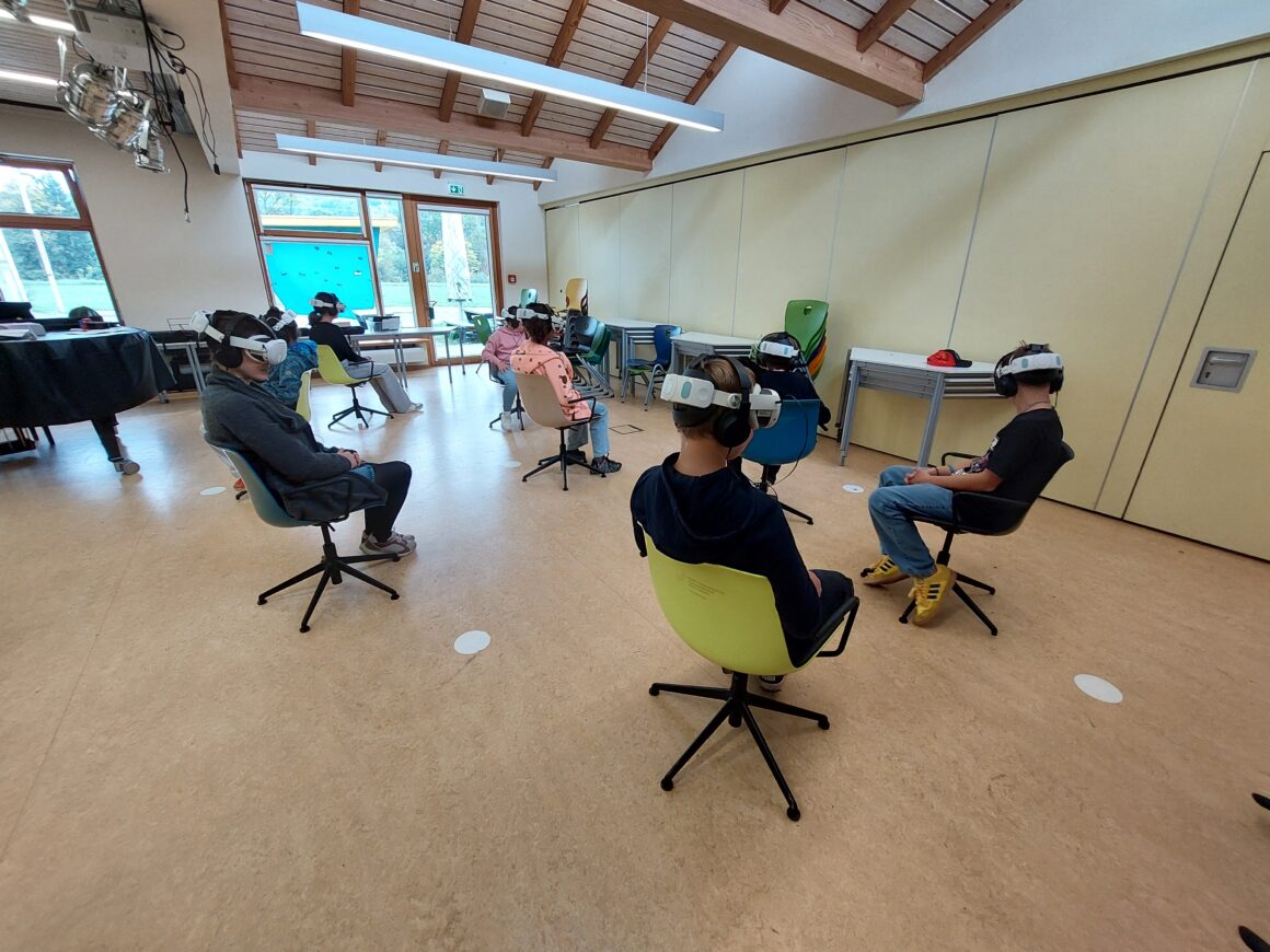 PHILMO-Besuch mit VR-Brillen