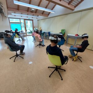 PHILMO-Besuch mit VR-Brillen
