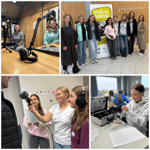 Radio-AG zu Gast beim Schülerradiotag