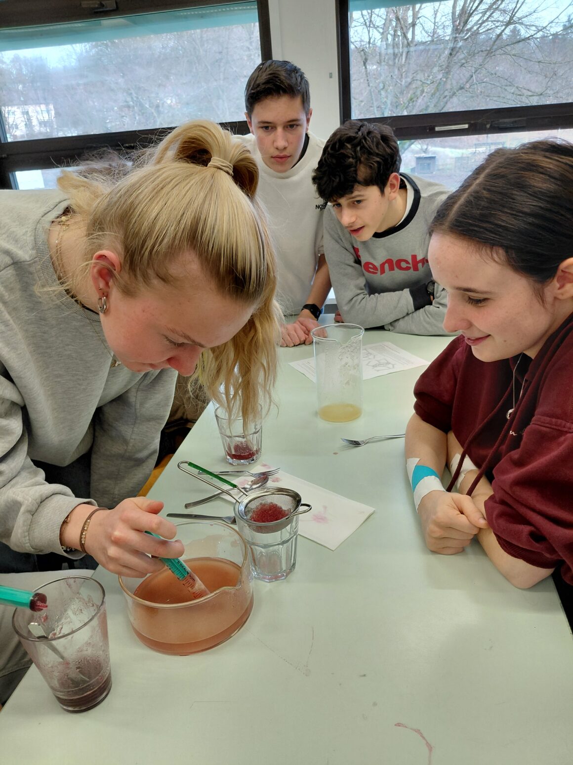 Bubble Tea in der Bio-AG