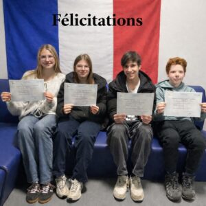 DELF-Diplome übergeben